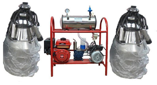 PIPELINE DOUBLE CAN MILKING MACHINE (DOUBLE CAN MODEL)