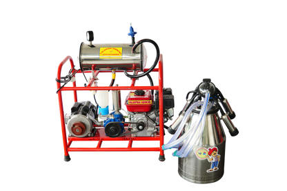 PIPELINE  FOUR CAN  MILKING MACHINE(SINGLE CAN)