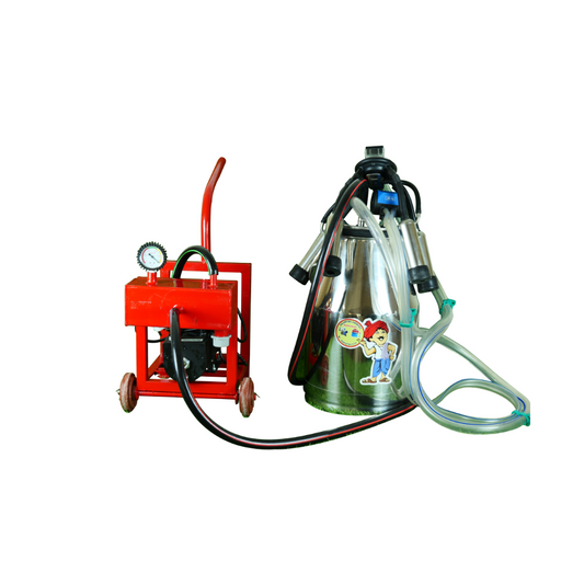 Portable Electric Milking Machine for 1–5 Cows | Stainless Steel Milking Machine