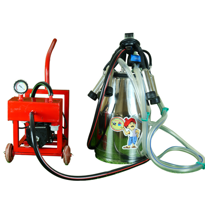 Portable Electric Milking Machine for 1–5 Cows | Stainless Steel Milking Machine