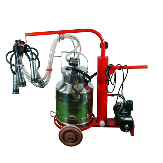 Trolley Type Milking Machine | Portable Dairy Milking Machine
