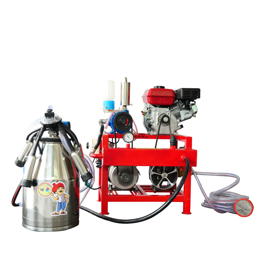 HTP Pipeline Milking Machine (Single Can) | Portable Milking Machine for 20–30 Cows