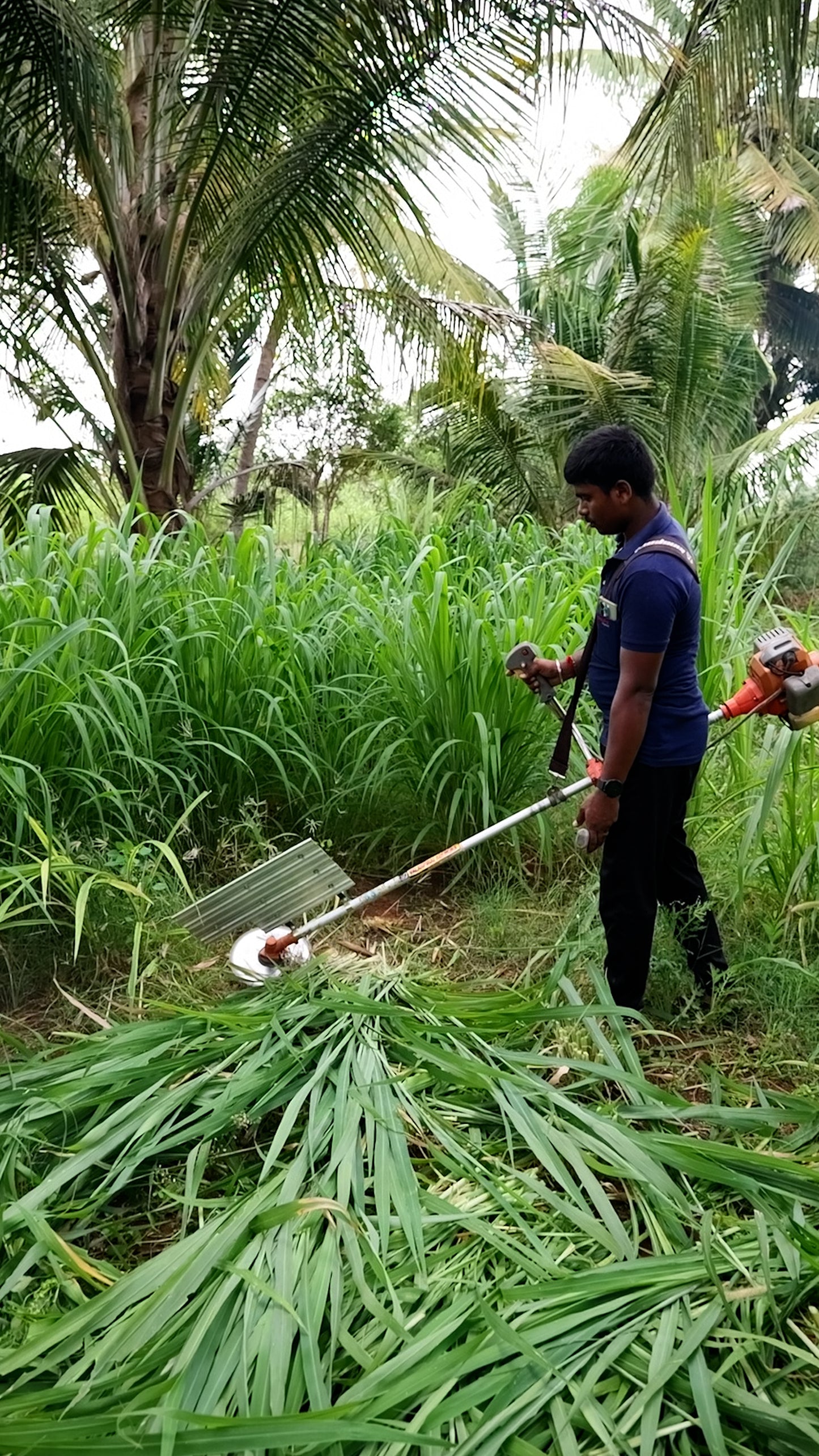 Aluminium brush cutter frame